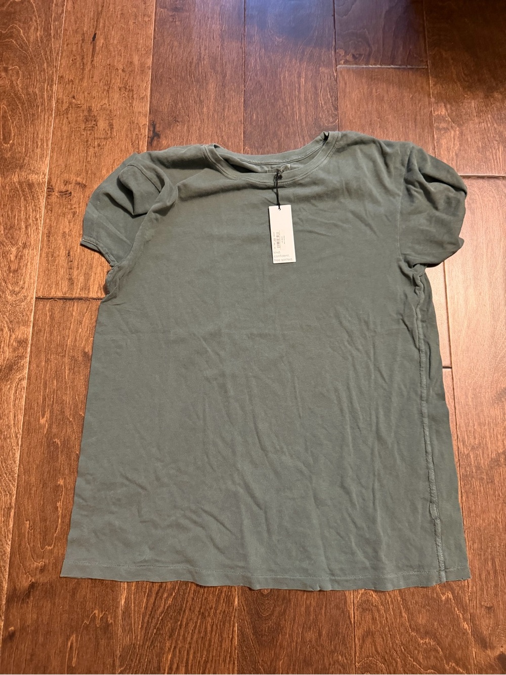Classic Women's Short Sleeve Tee in Olive Green